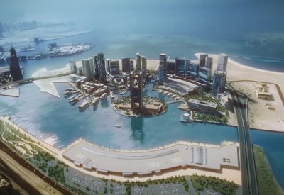 تجربة ترفيهية مائية فريدة بطول 600 متر.. شاطئ بحري جديد في خليج البحرين