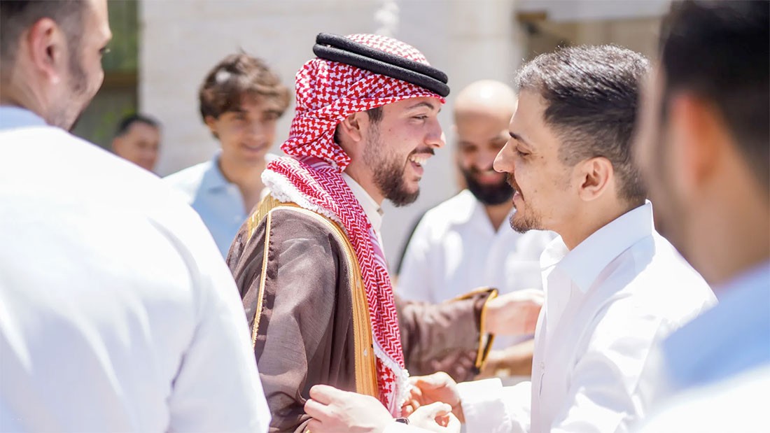  يكون حمام العريس في العرس الأردني عند أحد أقرباء العريس