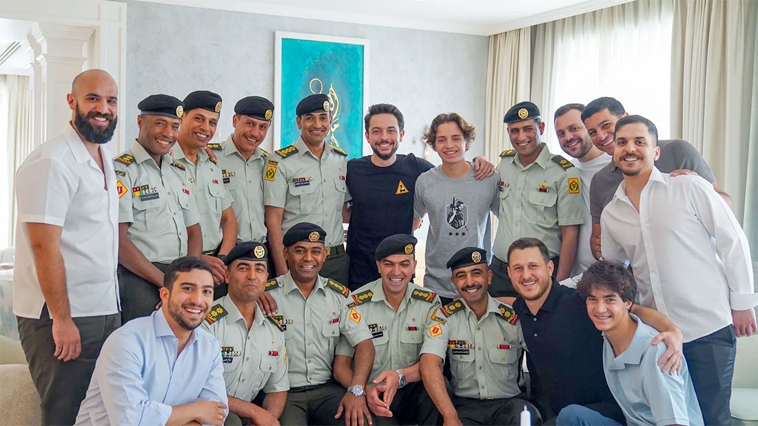  أقام الأمير عمر بن فيصل حمام العريس للأمير الحسين
