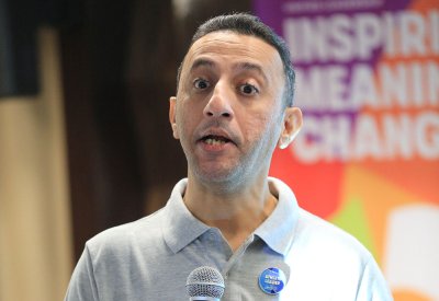 حسين درويش لاعب الأولمبياد الخاص البحريني يشارك في المؤتمر العالمي للاعبين القادة بعالمية برلين 2023