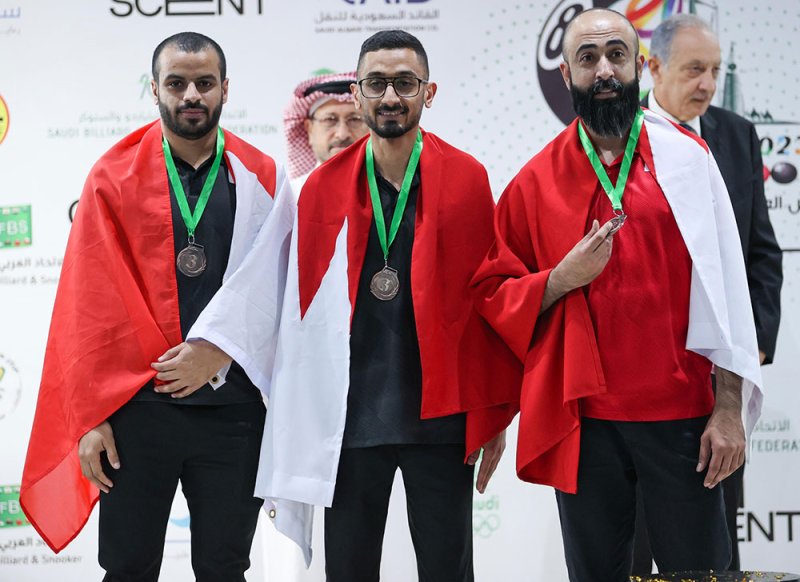 بعثة منتخب البليارد والسنوكر تعود بسبع ميداليات ملونة