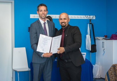 المدرب حمد الفردان يجتاز دورة التدريب الدولية في التنس بجامعة هنغاريا