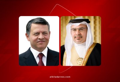 سمو ولي العهد رئيس مجلس الوزراء يتلقى برقية شكر من العاهل الأردني