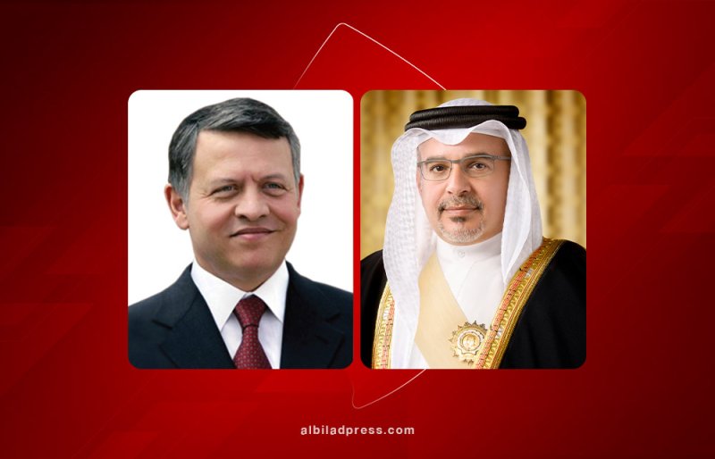 سمو ولي العهد رئيس مجلس الوزراء يتلقى برقية شكر من العاهل الأردني