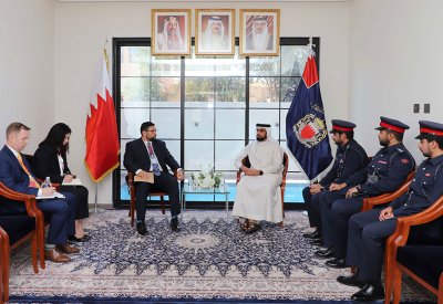 مدير عام تنفيذ الأحكام والعقوبات البديلة يستقبل نائب السفير الأمريكي ويطلعه على البرامج التأهيلية والتدريبية في "السجون المفتوحة"‎‎