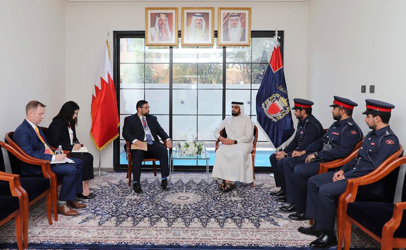 مدير عام تنفيذ الأحكام والعقوبات البديلة يستقبل نائب السفير الأمريكي ويطلعه على البرامج التأهيلية والتدريبية في "السجون المفتوحة"‎‎