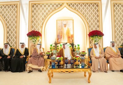 سمو ولي العهد رئيس مجلس الوزراء يشرّف حفل زواج حفيد معالي رئيس جهاز المساحة والتسجيل العقاري