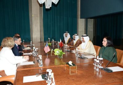 وكيل وزارة الخارجية للشؤون السياسية يجتمع مع مستشار وزارة الخارجية الأمريكية بالرياض 