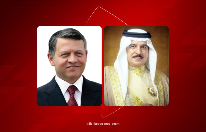 جلالة الملك المعظم يهنئ العاهل الأردني بمناسبة عيد جلوس جلالته على العرش