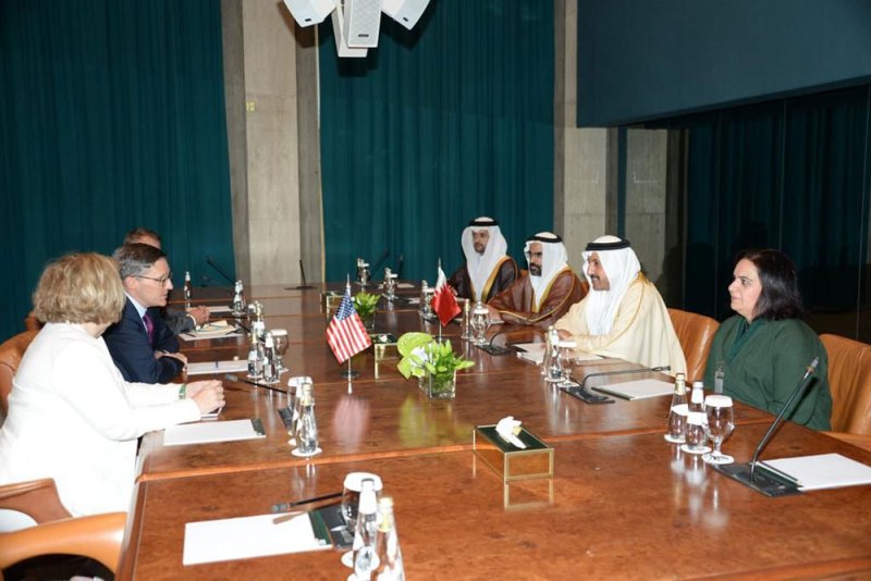 وكيل وزارة الخارجية للشؤون السياسية يجتمع مع مستشار وزارة الخارجية الأمريكية بالرياض 