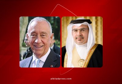 سمو ولي العهد رئيس مجلس الوزراء يهنئ رئيس الجمهورية البرتغالية بذكرى اليوم الوطني