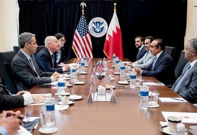 معالي وزير الداخلية يلتقي وزير الأمن الداخلي الأمريكي ويشيد بالتعاون وتبادل الخبرات في مجالات تعزيز الأمن وإنفاذ القانون