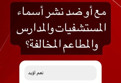 قراء "البلاد" يؤيدون نشر أسماء المستشفيات والمطاعم والمدارس  والجهات المخالفة