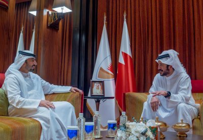 خالد بن حمد يستقبل رئيس الاتحاد الآسيوي للدراجات الهوائية