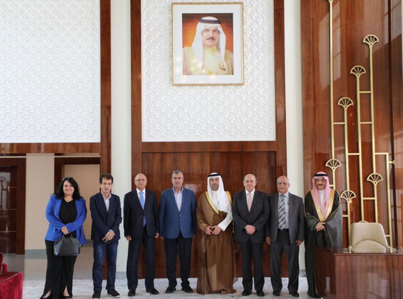 وزير النفط والبيئة يستقبل وزير الطاقة والثروة المعدنية الأردني