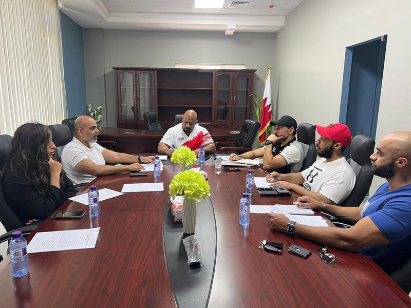 الحداد يترأس الاجتماع الثاني عشر لاتحاد كمال الأجسام واللياقة البدنية