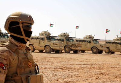 الجيش الأردني يعلن إسقاط طائرة مسيرة محملة بأسلحة قادمة من الأراضي السورية