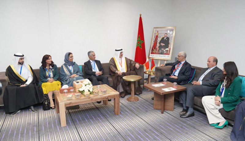 المسلم يعقد لقاءً ثنائيًا مع رئيس مجلس النواب ورئيس مجلس المستشارين في المملكة المغربية