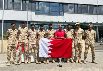 منتخب قوة دفاع البحرين يحقق المركز الثالث في البطولة الدولية للخماسي العسكري