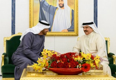 جلالة الملك المعظم يستقبل رئيس دولة الإمارات العربية المتحدة