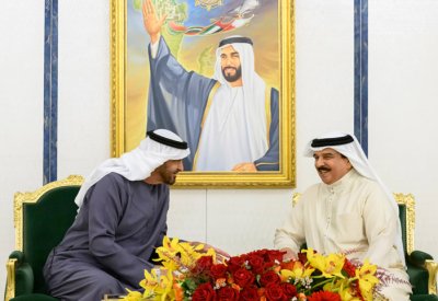 جلالة الملك المعظم يستقبل رئيس دولة الإمارات العربية المتحدة