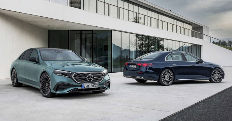 مرسيدس E-Class بتصميم كلاسيكي فاخر