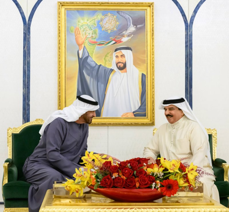 جلالة الملك المعظم يستقبل رئيس دولة الإمارات العربية المتحدة