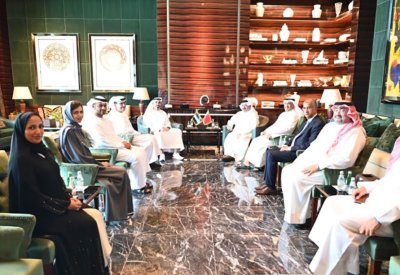 رئيس ديوان الرقابة المالية يبحث مع رئيس ديوان المحاسبة بدولة الامارات سبل تعزيز التعاون المشترك