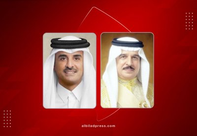 جلالة الملك المعظم يهنئ أمير دولة قطر بذكرى توليه مقاليد الحكم
