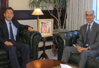 وزير الأشغال يستقبل سفير جمهورية الصين الشعبية