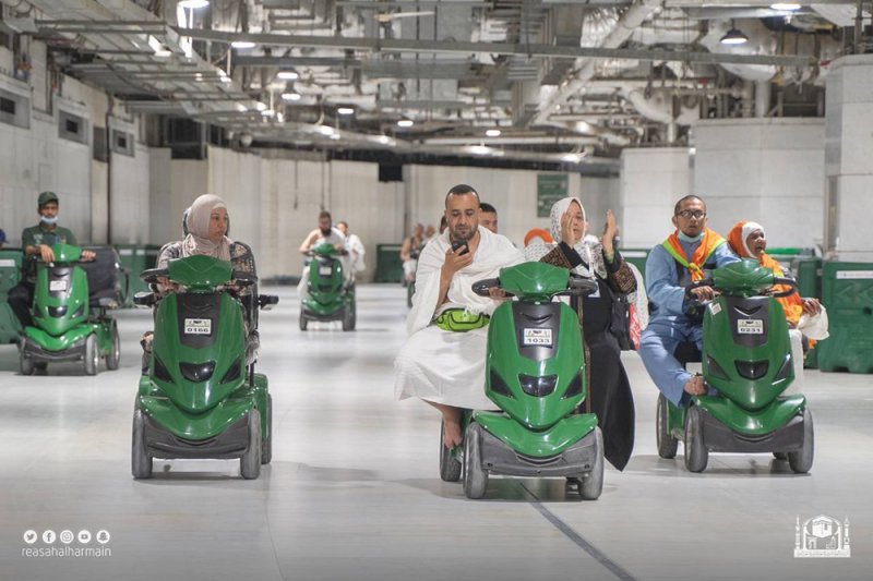 توفير 9000 عربة عادية وكهربائية بالمسجد الحرام خلال موسم الحج