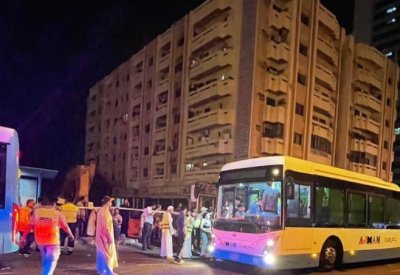 بالفيديو: السيطرة على حريق في أحد الابراج بعجمان دون وقوع إصابات