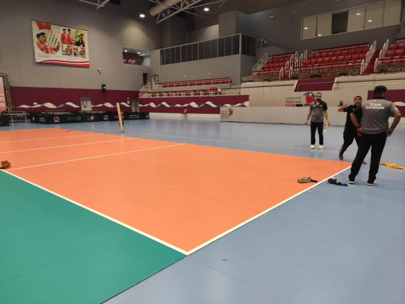 جهود كبيرة تبذلها لجنة الملاعب.. وتجهيز صالتي منافسات عالمية شباب الطائرة