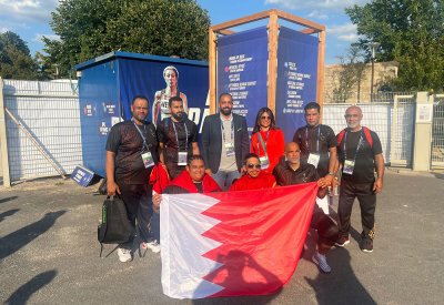 الماجد يزور وفد ذوي العزيمة في بطولة العالم لألعاب القوى باريس 2023