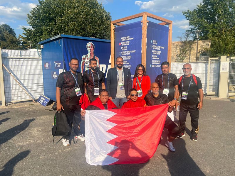 الماجد يزور وفد ذوي العزيمة في بطولة العالم لألعاب القوى باريس 2023
