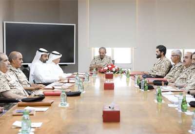 القائد العام لقوة دفاع البحرين يترأس الاجتماع الأول للمجلس الأعلى للمؤسسة العسكرية لتطوير التصنيع الحربي