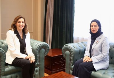 وزيرة الثقافة بجمهورية مصر العربية تلتقي سفيرة مملكة البحرين في القاهرة