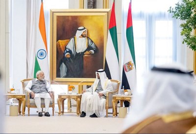 بن زايد ومودي يبحثان تعزيز الشراكة الشاملة بين البلدين