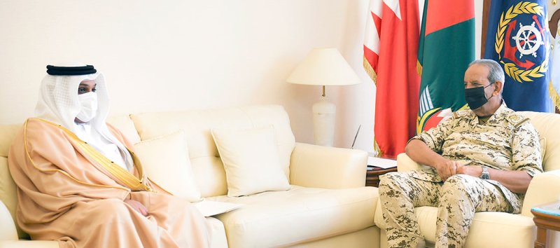 صاحب المعالي القائد العام لقوة دفاع البحرين يستقبل معالي وزير المالية والاقتصاد الوطني‎‎‎‎‎‎‎‎‎‎‎‎