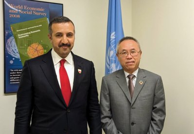 وكيل وزارة الخارجية للشؤون السياسية يجتمع مع وكيل الأمين العام للشؤون الاقتصادية والاجتماعية بالأمم المتحدة