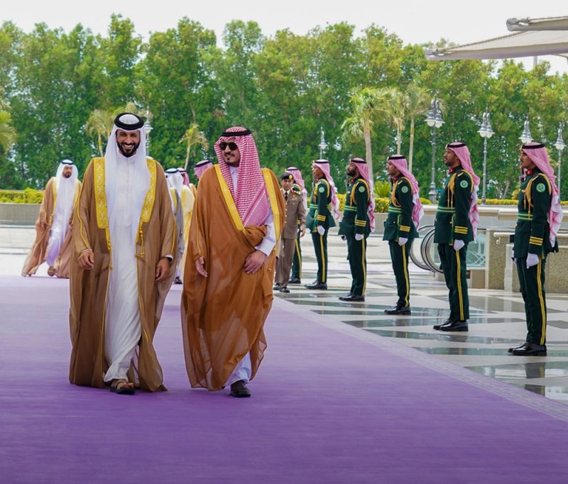سمو الشيخ ناصر بن حمد آل خليفة يصل إلى المملكة العربية السعودية للمشاركة في اللقاء التشاوري لقادة دول مجلس التعاون والقمة الخليجية مع دول آسيا الوسطى