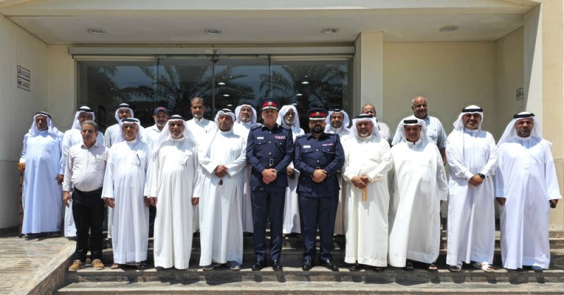مدير عام شرطة الشمالية يلتقي عددا من الأهالي ومسؤولي المآتم بالمحافظة