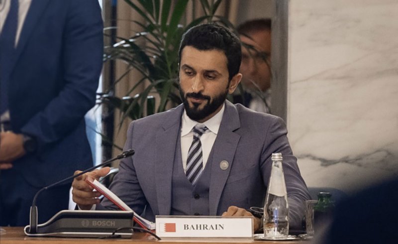 سمو الشيخ ناصر بن حمد يحضر المؤتمر الدولي للتنمية والهجرة