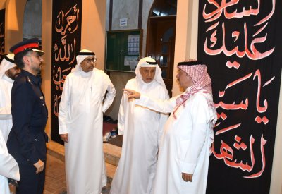 نائب محافظ المحرق يزور عددا من مآتم المحافظة 