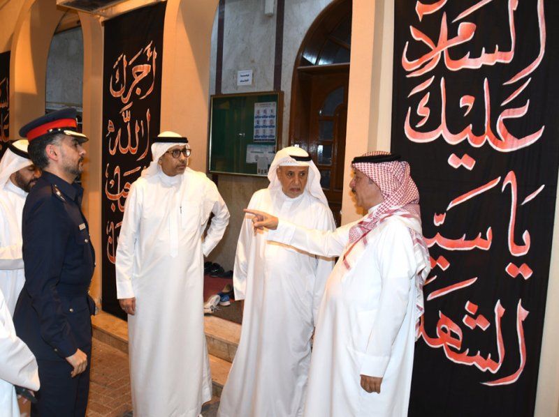 نائب محافظ المحرق يزور عددا من مآتم المحافظة 