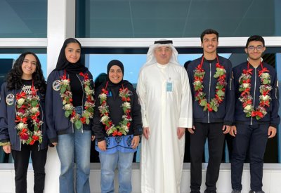 عودة فريق مملكة البحرين المشارك في معسكر الفضاء الدولي بالولايات المتحدة