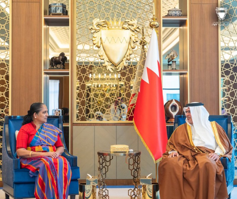 سمو ولي العهد رئيس مجلس الوزراء يؤكد على ما تشهده العلاقات البحرينية السريلانكية من نمو وتطور مستمر على كافة الأصعدة