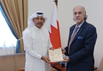 صالح بن هندي يستقبل رئيس الاتحاد البحريني للشطرنج