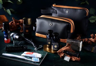 طيران الإمارات تطرح أطقم مستلزمات الرفاهية الجديدة على الطائرة من بولغري لموسم الخريف والشتاء