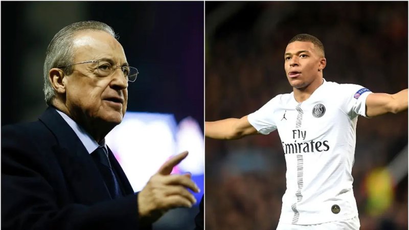 بيريز يوجه "لطمة" لمشجعي ريال مدريد: "انسوا مبابي"